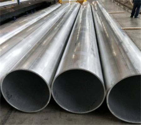 Heat Conductive Aluminum Alloy Pipe WT 1-40mm For Hydraulic Systems